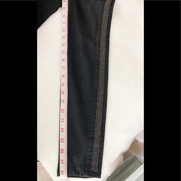 HUDSON Luna Embellish Crop Super Skinny Leg Jeans - Picture 8 of 8